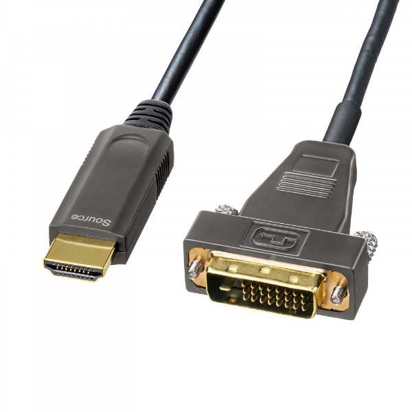 映像変換ケーブル micro USBメス給電 ブラック KM-HD24V10 [HDMI⇔VGA 