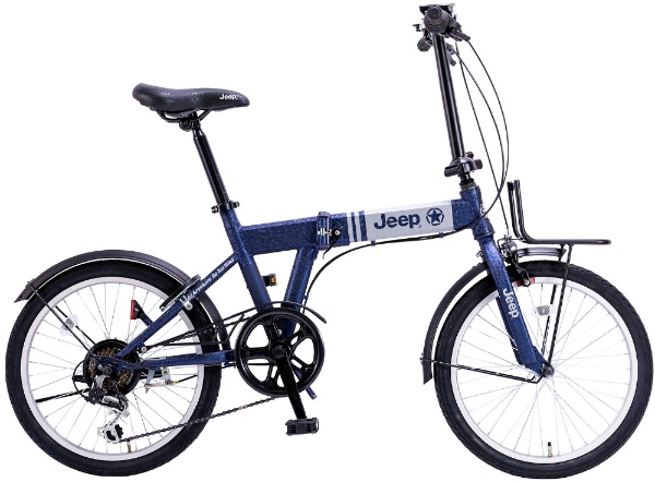 JEEP 折り畳み自転車 2022年モデルJE-206G (オリーブ) 6段変速重量約170kg