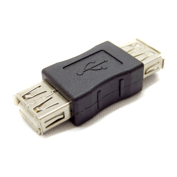 USB中継アダプタ [USB-A メス－メス USB-A] ブラック SUAF-UAF SSA｜エスエスエーサービス 通販