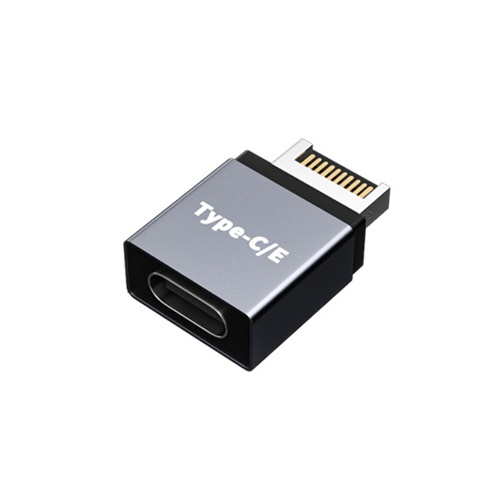 変換アダプター [フロントパネルヘッダー(Type-E) オス→メス USB-C