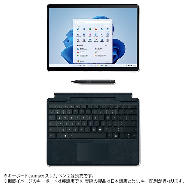 Surface Pro X LTE対応 SIMフリー ブラック MB8-00024 [13.0型 /Windows11 Home /Microsoft  SQ2 /メモリ：16GB /SSD：256GB /Office HomeandBusiness /2022年5月モデル] 【在庫限り】