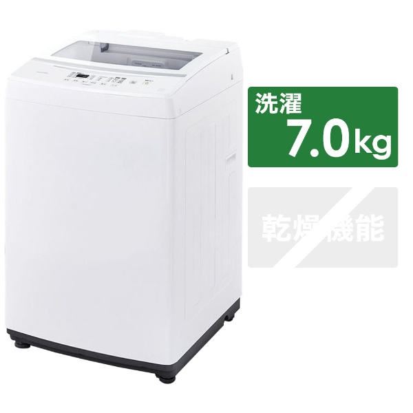 全自動洗濯機 ホワイト IAW-T604E-W [洗濯6.0kg /上開き] アイリス 