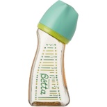 Dr.Betta(dokutabetta)奶瓶智囊广口绿色240mL Green
