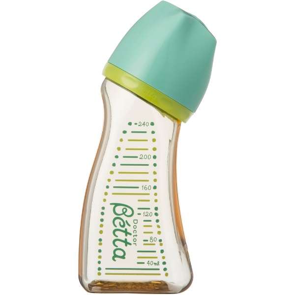Dr.Betta(dokutabetta)奶瓶智囊广口绿色240mL Green_1