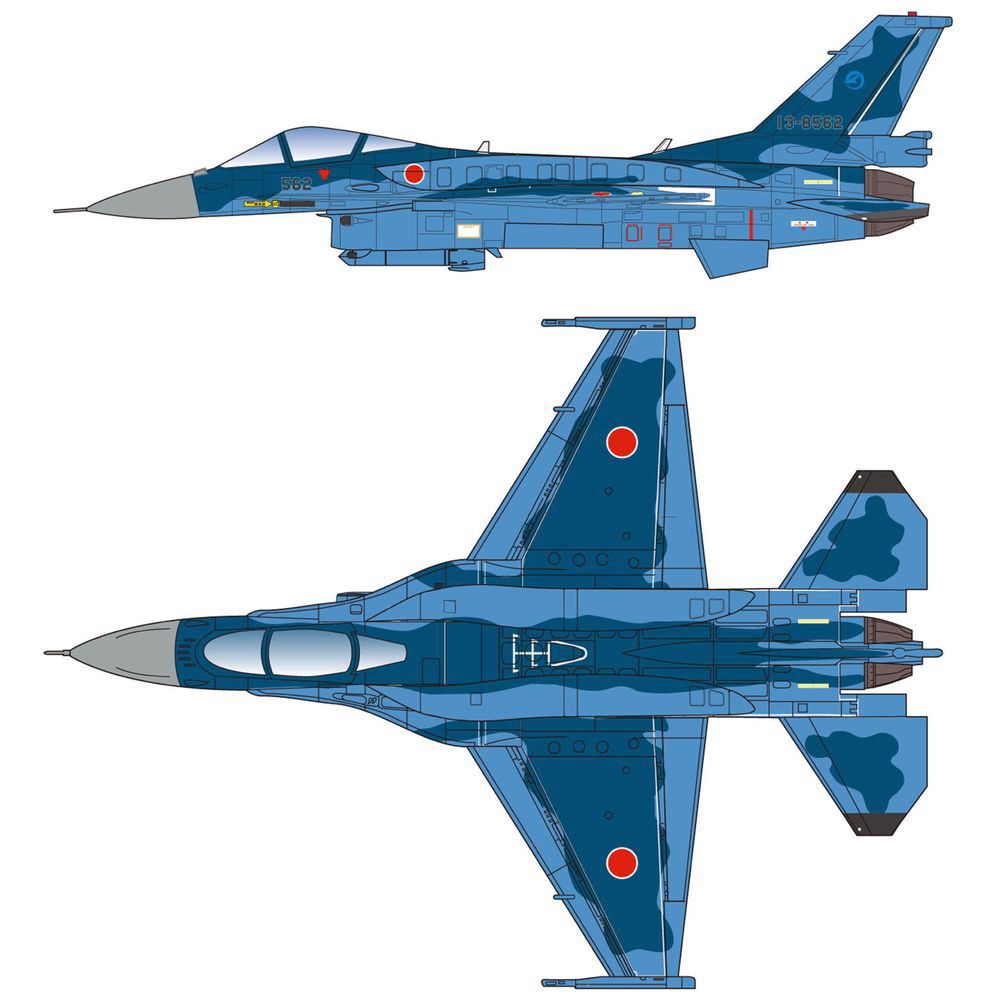 1/144 航空自衛隊戦闘機 F-2A改 能力向上改修型（想定仕様） プラッツ