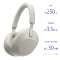 蓝牙头戴式耳机白金款银WH-1000XM5SM[支持噪音撤销的/Bluetooth对应]_3