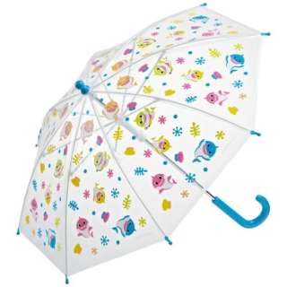 子ども用ビニール傘４０ｃｍ　ベイビーシャーク UBV2 [雨傘 /子供用 /40cm /色・柄指定不可]