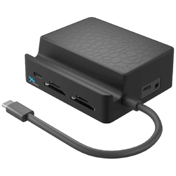 ［USB-C オス→メス カードスロットｘ4 / HDMI / VGA / LAN / φ3.5mm / USB-A / USB-Cｘ3] USB  PD対応 ドッキングステーション ガンメタリック IMD-ULC357 [USB Power Delivery対応]
