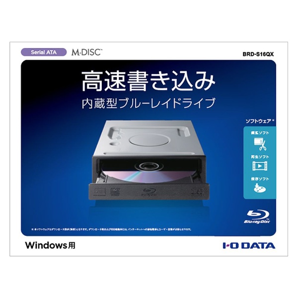 内蔵ブルーレイドライブ（ケーブル別売） (Windows11対応) BRD-S16QX