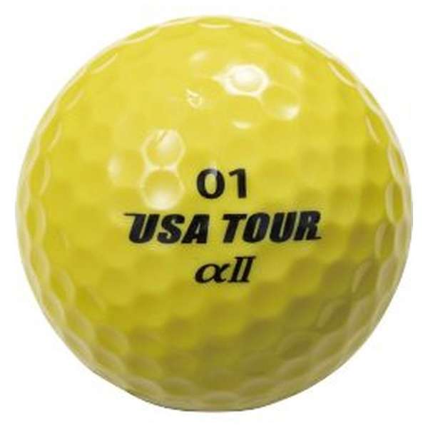 高尔夫球USA TOURα2《1打(12球)/黄色》[退货交换不可]_4