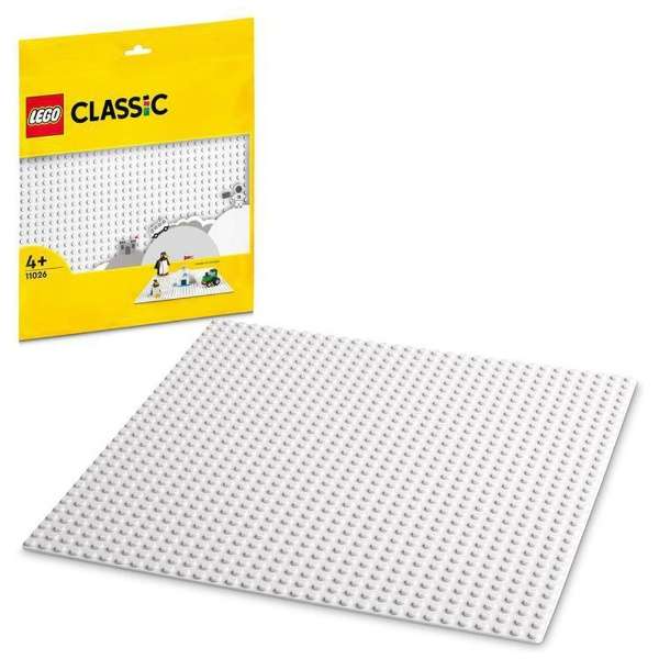 LEGO(Ｌｅｇｏ)11026古典基础板(白)_1