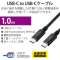 USB-C ⇔ USB-Cケーブル [充電 /転送 /1m /USB Power Deliver EPR /240W /USB2.0] ブラック U2C-CCPE10NBK_2