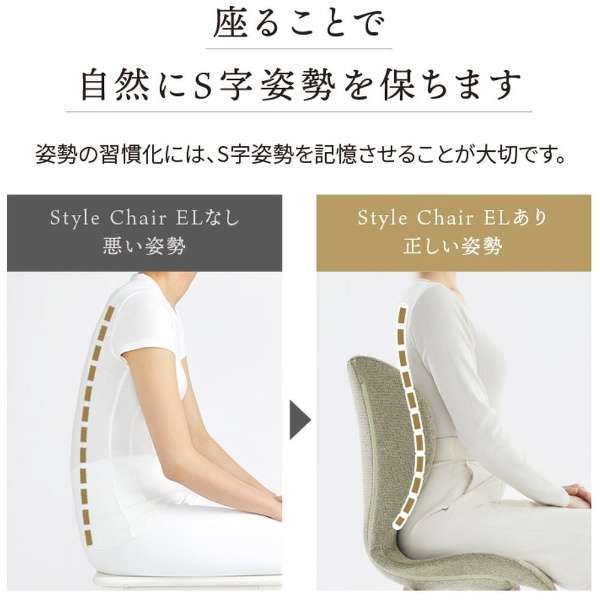 姿势支援席Style Chair ＥＬ(样式椅子ＥＬ)开心果绿色YS-AY-11A_3