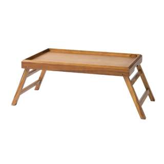 合并叠合托盘桌子(浅褐色/约80*D38×H28cm)