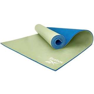 可两面用的瑜伽垫子6mm(蓝色×绿色)RAYG-11060BLGN