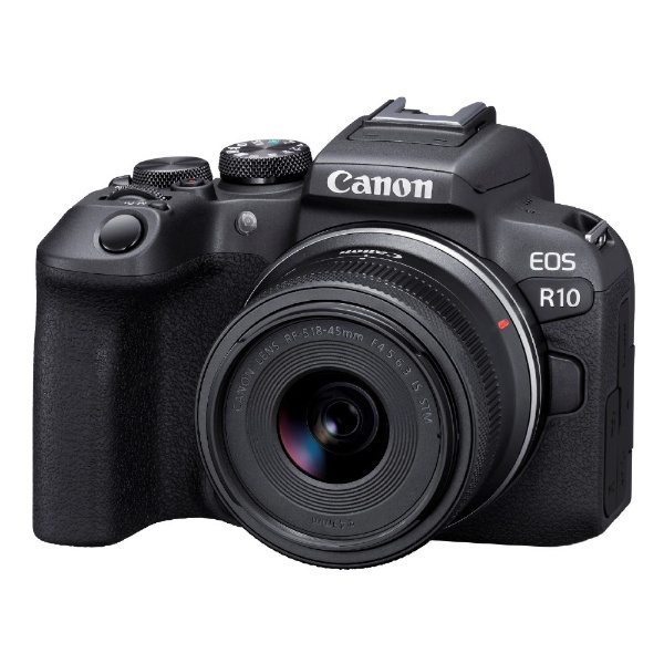 キヤノン キヤノン Canon ミラーレスカメラ ブラック EOS R50 RF-S18-45 IS STM レンズキット