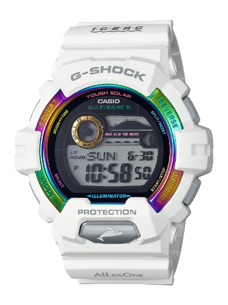【ソーラー電波時計】G-SHOCK （Gショック）「アイサーチ・ジャパン」コラボレーションモデル（イルカ・クジラモデル） GWX-8904K-7JR
