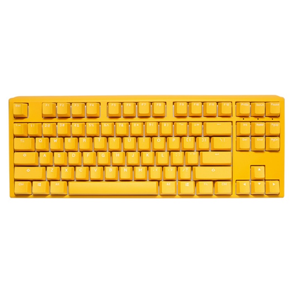 ゲーミングキーボード One 3 RGB TKL(シルバー軸・英語配列) Yellow Ducky  dk-one3-yellowducky-rgb-tkl-silver [有線 /USB]