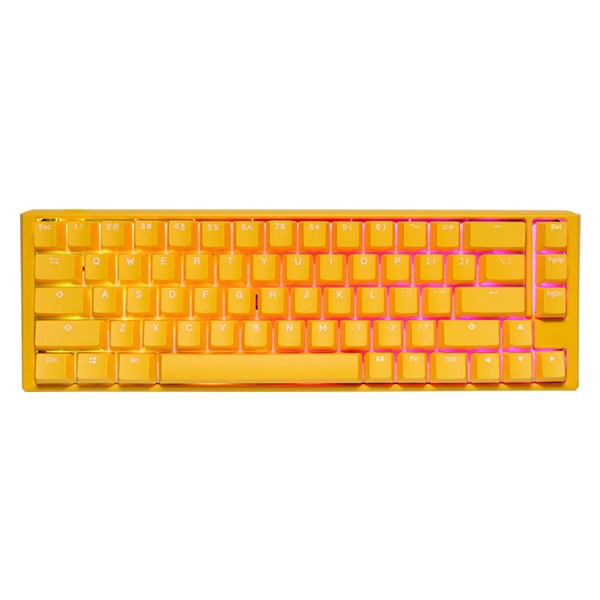 ゲーミングキーボード One 3 Mini 60%(シルバー軸・英語配列) Yellow