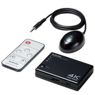 支持HDMI转换器HDMI*3输入单输出4K 60Hz DH-SW4KA31BK[3输入/1输出/4K的/手动]
