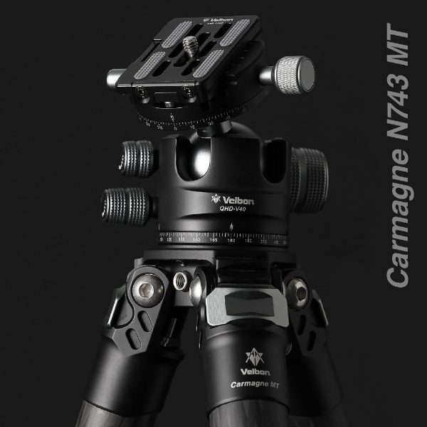 ビックカメラ.com - 大型カーボン三脚 4段 Carmagne （カルマーニュ） N743 MT ベルボン (Velbon) CM-N743MT  [自由雲台]