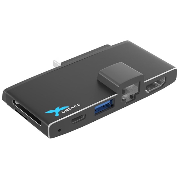 Surface Pro7ѡUSB-C / USB-A ᥹ ɥåȣ2 / HDMI / LAN / USB-A / USB-C] ɥå󥰥ơ ֥å IMD-SUR393P7