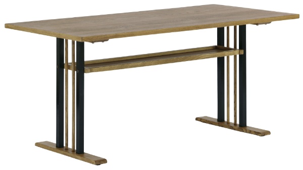 ダイニングテーブル トリナ T字脚（約幅140×奥行70×高さ65cm/ナチュラル）