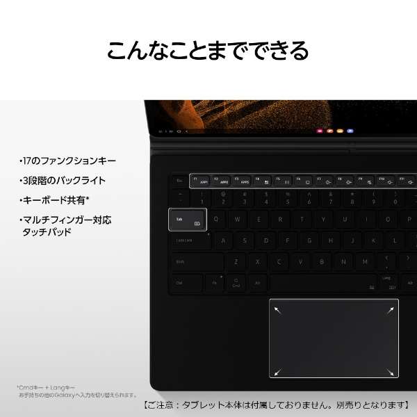 Galaxy Tab S8 Ultrap ubNJo[L[{[h Book Cover Keyboardipzj ubN EF-DX900UBEGJP_5