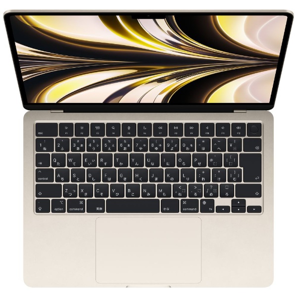 MacBook Air 13インチ Apple M2チップ搭載モデル [2022年モデル /SSD 512GB /メモリ 8GB  /8コアCPUと10コアGPU ] スターライト MLY23J/A