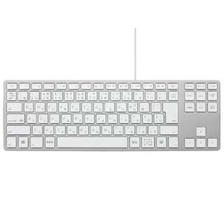 L[{[h USB-Anu Wired Aluminum Tenkeyless keyboard for PC(Windows11Ή) Vo[ FK308PCS-JP [L /USB]