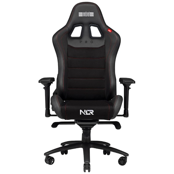 ߥ󥰥 [W720D750H1300mm] PRO GAMING CHAIR Leather &Suede ֥å NLR-G003