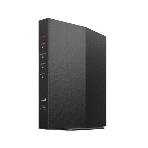 Wi-Fi롼 AirStation ֥å WSR-1500AX2B-BK [Wi-Fi 6(ax) /IPv6б]