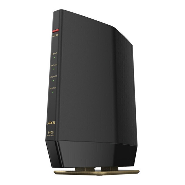 Wi-Fiルーター AirStation マットブラック WSR-5400AX6B-MB [Wi-Fi 6 