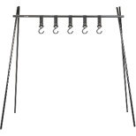Aluminum hanging rack  L A~nMObN L(126.5~s71.5~102.5cm) SMOFTTY007ALBLK