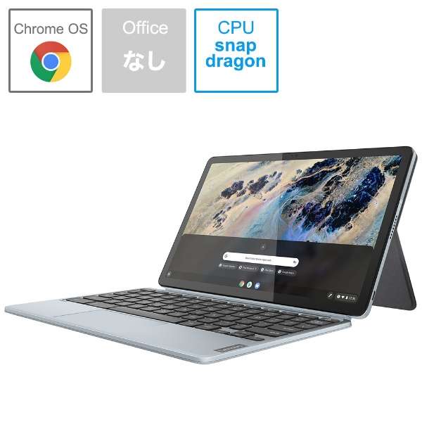 m[gp\R IdeaPad Duet370 Chromebook ~XeBu[ 82T6000RJP [10.95^ /Chrome OS /Snapdragon /F4GB /eMMCF128GB /2022N7f]_1