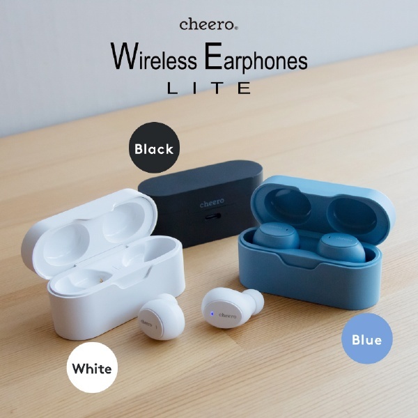 完全ワイヤレスイヤホン ブラック CHE-636-BK [ワイヤレス(左右分離) /Bluetooth] CHEERO｜チーロ 通販 