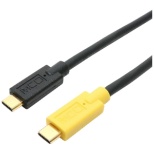 USB-C⇔USB-C电缆[影像/充电/转送/2.5m/USB Power Delivery/100W/USB3.2 Gen1]USB-CCD25/BK