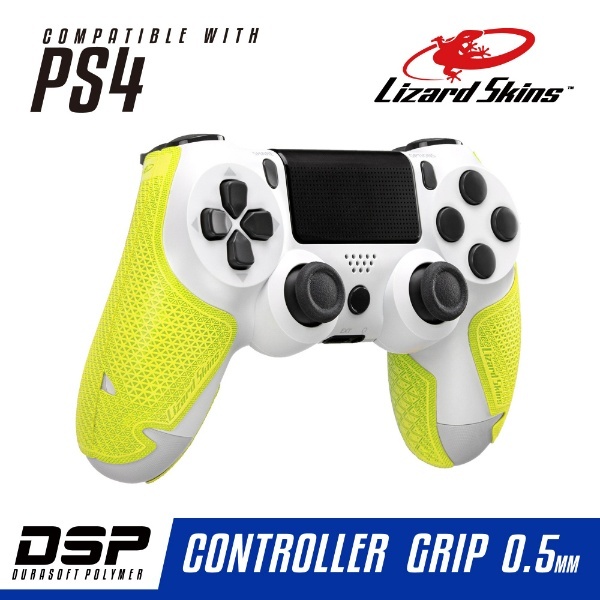DSP PS4専用 ゲームコントローラー用グリップ イエロー DSPPS485 【PS4】 Lizard Skins｜リザードスキンズ 通販 
