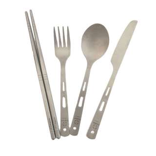 Titanium Cutlery Set chitaniumukatorarisetto SMOrsUT001CSaFslv