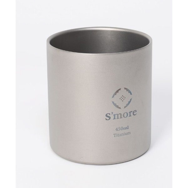 S'more｜スモア　Cup　Titanium　SMOrsUT001DCa450slv　通販　二重構造　450　Double　チタンカップ(450mL)