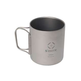 Titanium Double Mug 450 二重構造 チタンマグカップ(450mL) SMOrsUT001DMa450slv