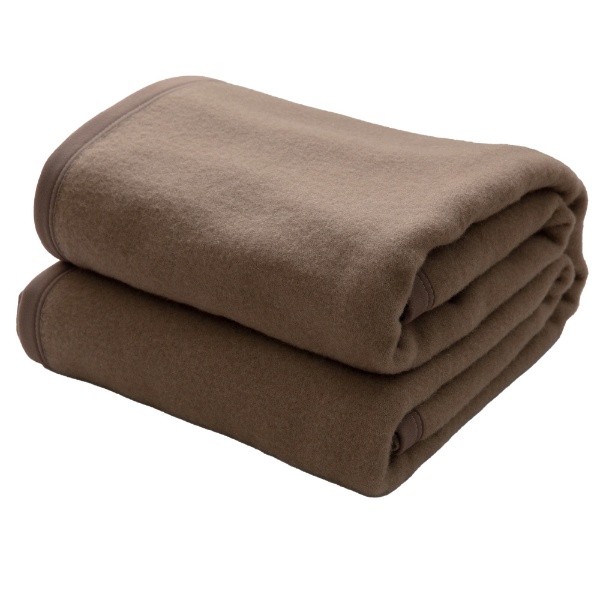 カシミヤ毛布(スタンダード) ダブルサイズ (180×200cm/ブラウン