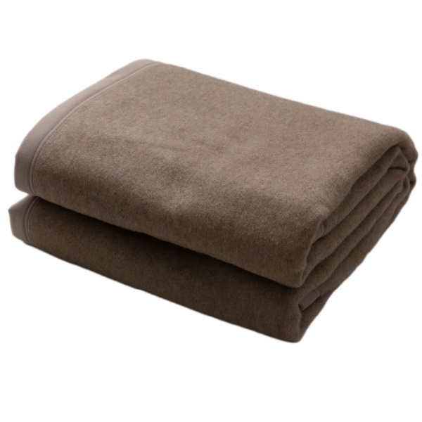 カシミヤ毛布(スタンダード)　シングルサイズ　(140×200cm/ブラウン)