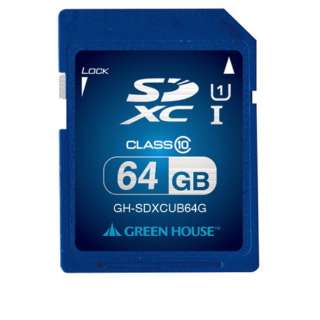 SDXC[J[h 64GB UHS-I NX10 GH-SDXCUB64G [Class10 /64GB]