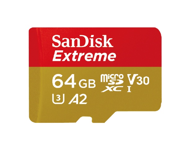 SanDisk Extreme microSDXC UHS-Iカード 64GB SDSQXAH-064G-JN3MD
