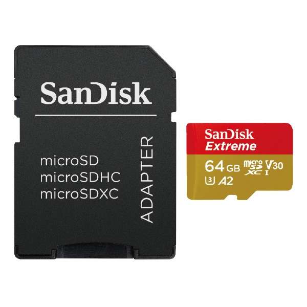 SanDisk Extreme microSDXC UHS-I卡64GB SDSQXAH-064G-JN3MD SDSQXAH-064G-JN3MD[Class10/64GB]_2
