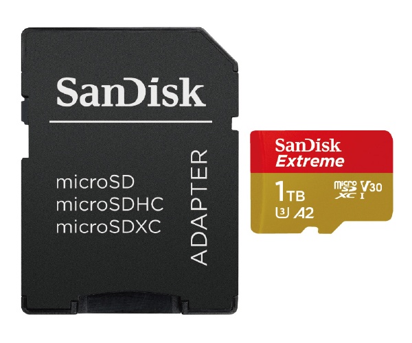 東京公式通販】 SanDisk SDSQXAV-1T00-JN3MD エクストリーム microSDXC