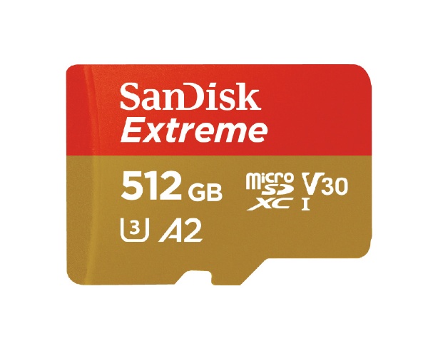 【新品未開封品】SanDisk Extreme microSDXC 512GB最大160MBs書き込み