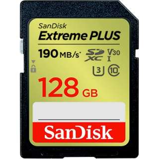 SanDisk Extreme PLUS SDXC UHS-Iカード 128GB SDSDXWA-128G-JNJIP SDSDXWA-128G-JNJIP [Class10 /128GB]