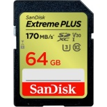 SanDisk Extreme PLUS SDXC UHS-I卡64GB SDSDXWH-064G-JNJIP SDSDXWH-064G-JNJIP[Class10/64GB]